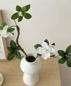 Bình hoa Hải Đăng gốm sứ trắng - ảnh 2