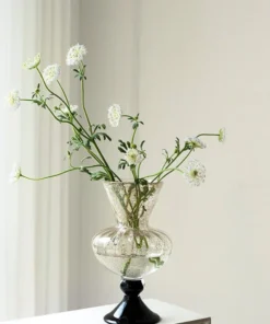 Bình hoa thủy tinh Gold Speckle sang trọng - ảnh 2