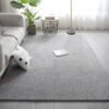 Thảm trải sàn lông ngắn Blank Carpet màu xám tối giản, sạch sẽ. Bề mặt êm ái, đế cao su chống trượt an toàn. Đa dạng kích thước (1m2x1m6, 1m4x2m, 1m6x2m3), dễ dàng decor phòng khách, phòng ngủ. Mua ngay!
